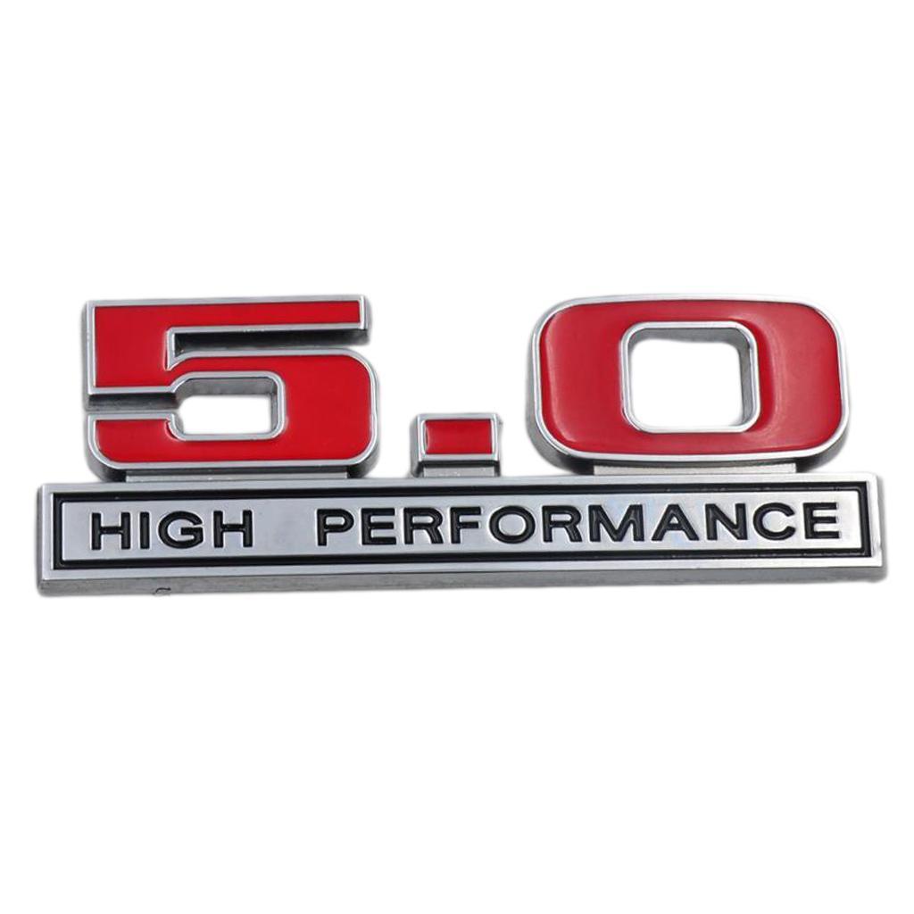 2-5pack Car Emblem Decal For Ford 5.0 Mustang Mondeo For Land Rover Accessories
