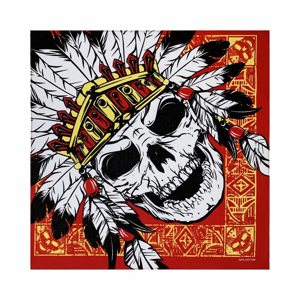 Khăn bandana Kull cá tính - Khăn vuông đội đầu cao cấp