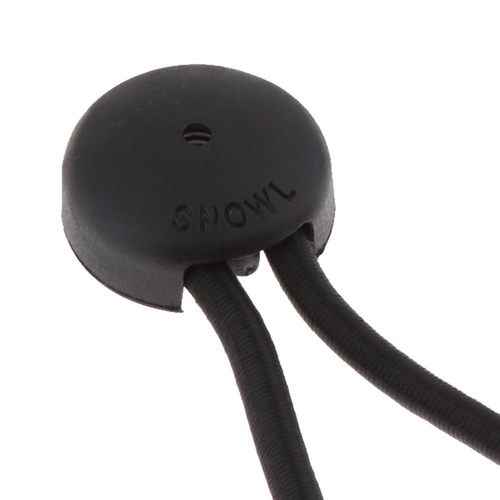 3 Đen Bóng Bungee Bungie Dây Bạt Thắt Lưng Dây Tán Mới