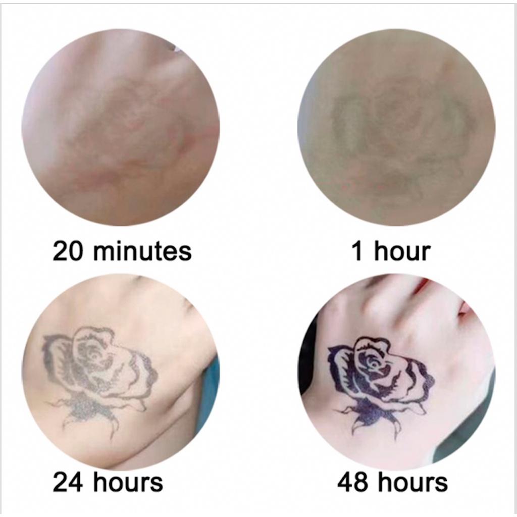 Hình xăm dán ma thuật-Magical tattoo. Thời gian lưu hình trên da lên đến 20 ngày. Loại đặc biệt-Hiện hình trong vòng 24h