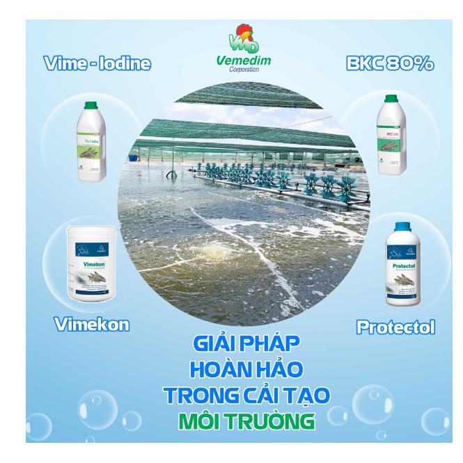 Calphovit Tôm - Bổ sung vitamin, khoáng,vi sinh vật giúp tôm cứng vỏ, lột vỏ đồng loạt, mau lớn, nặng cân, gói 1kg