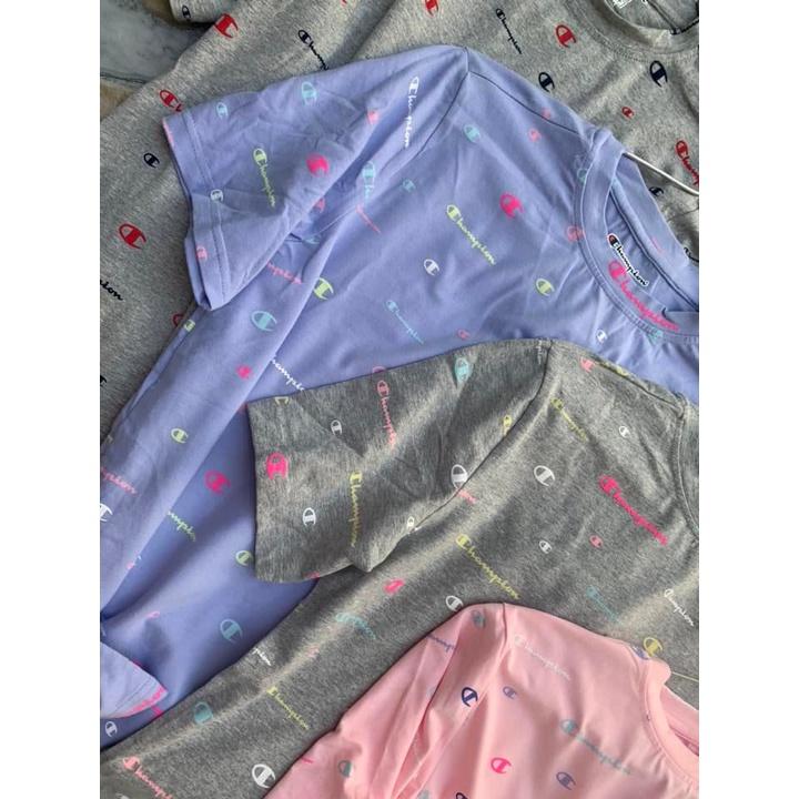 Áo thun Champi0n dáng suông Unisex xuất dư
