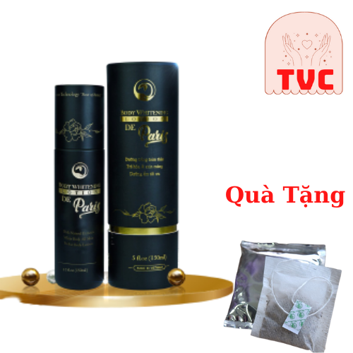 Kem Body Thanh Mộc Hương Whitening Lotion De Paris dưỡng trắng da toàn thân, trẻ hóa và mịn màng Tặng Kèm 1 Gói Trà Túi Lọc Wonmom