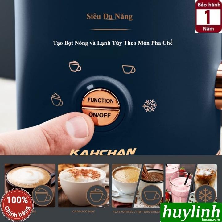 Máy đánh sữa tạo bọt pha cacao Kahchan EP2199 - 4 chức năng - 600ml - Hàng chính hãng