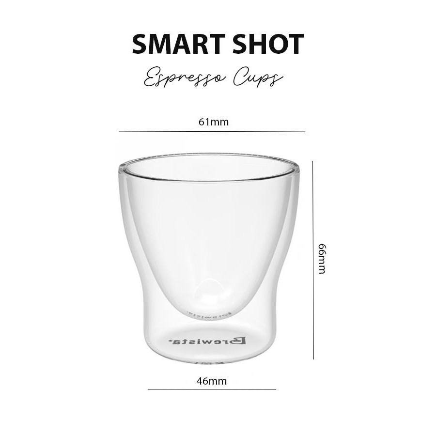 Bộ Ly uống cà phê Smart Shot Espresso Cups  ( 6 chiếc ) - Chính hãng Brewista