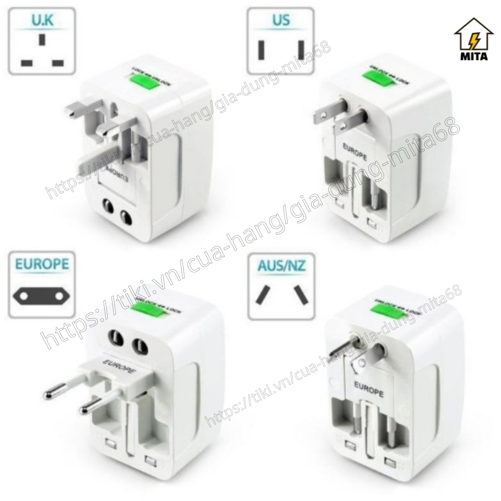Ổ Cắm Điện Đa Năng Du Lịch Universal Travel Adapter - Ổ Chuyển Đổi Đa Năng