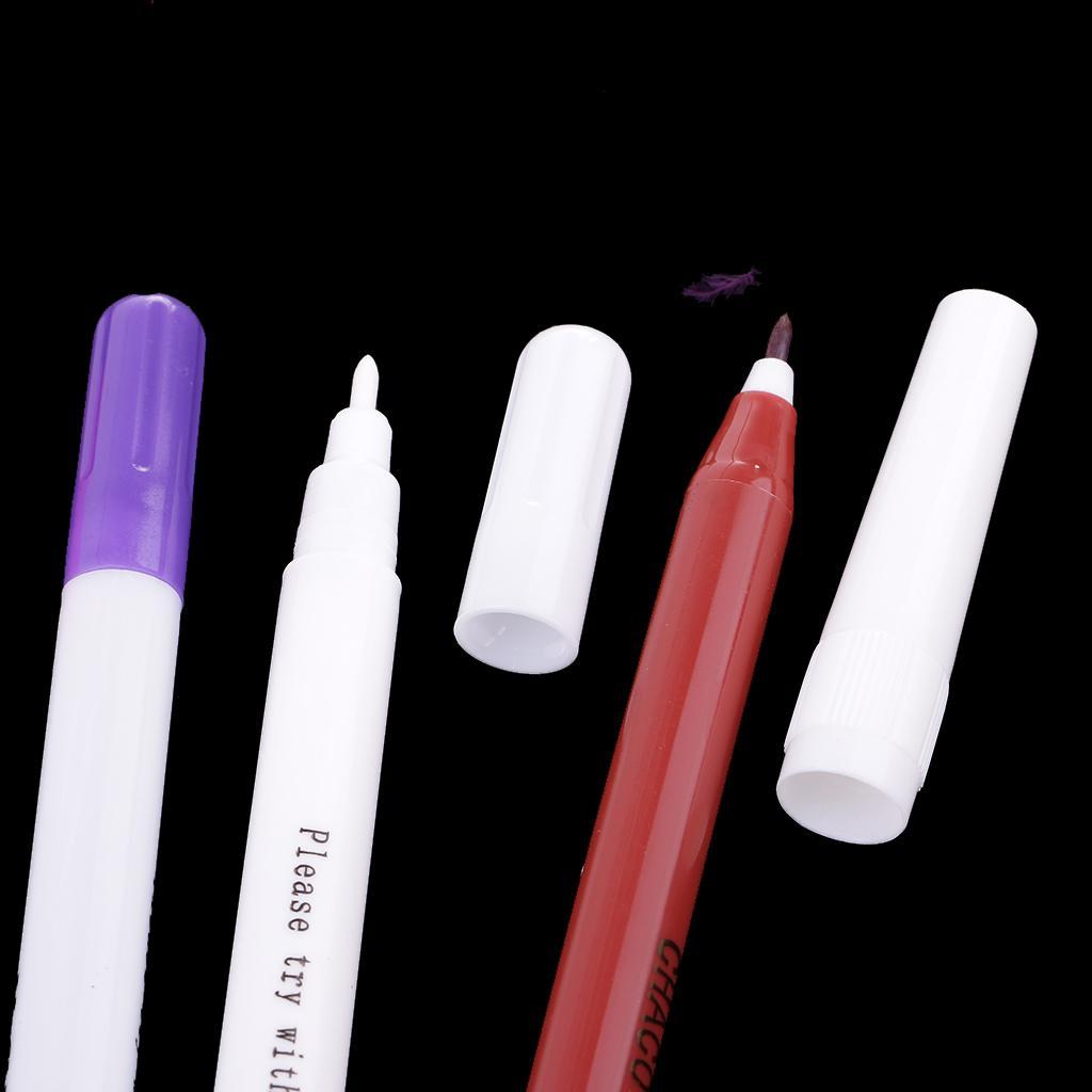 2-5pack 6pcs Water Soluble Pen Air Erasable Pen Clean Pen for Patchwork Cross