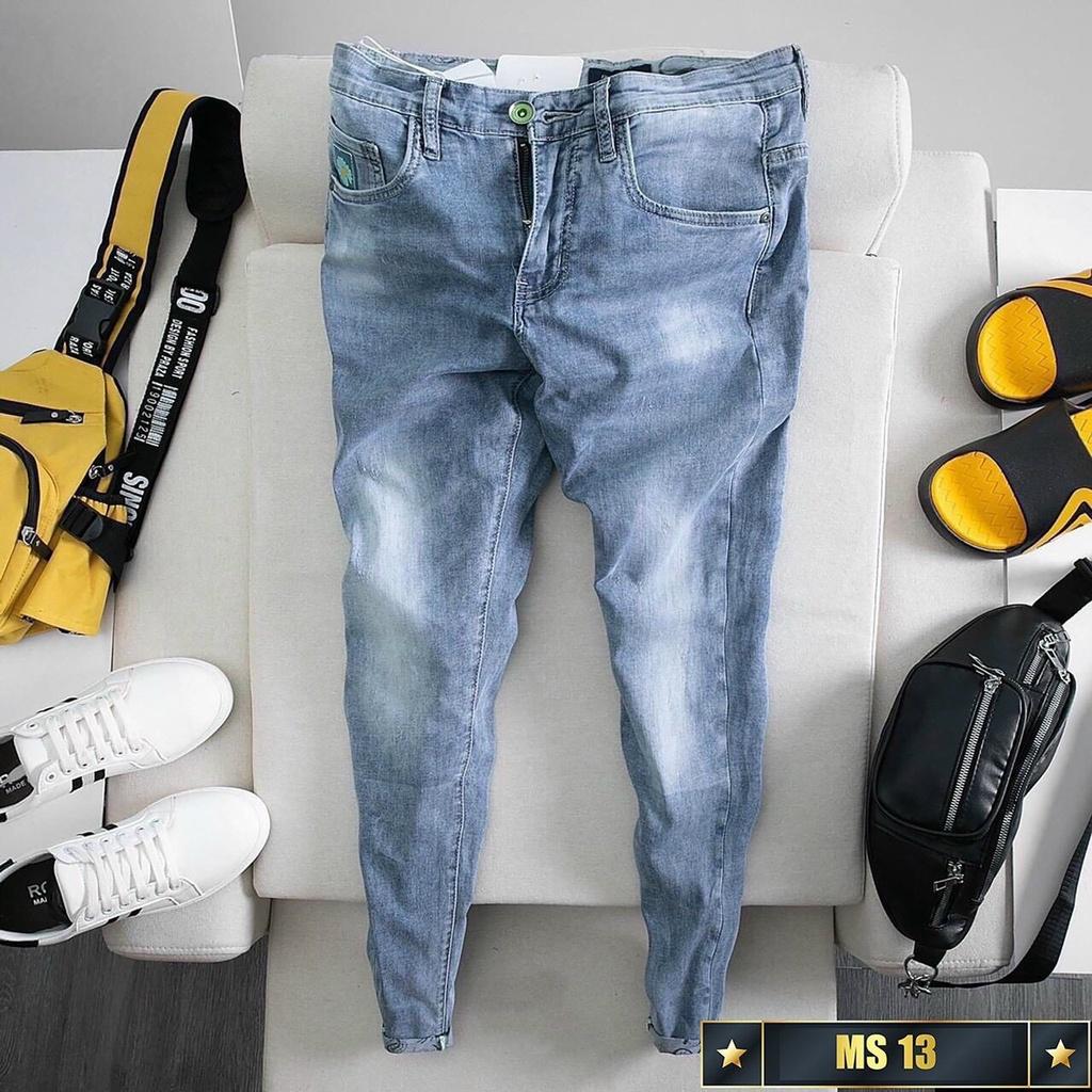 Quần jean nam chất bò co giãn- nhiều mẫu giá rẻ phong cách TINA ms9