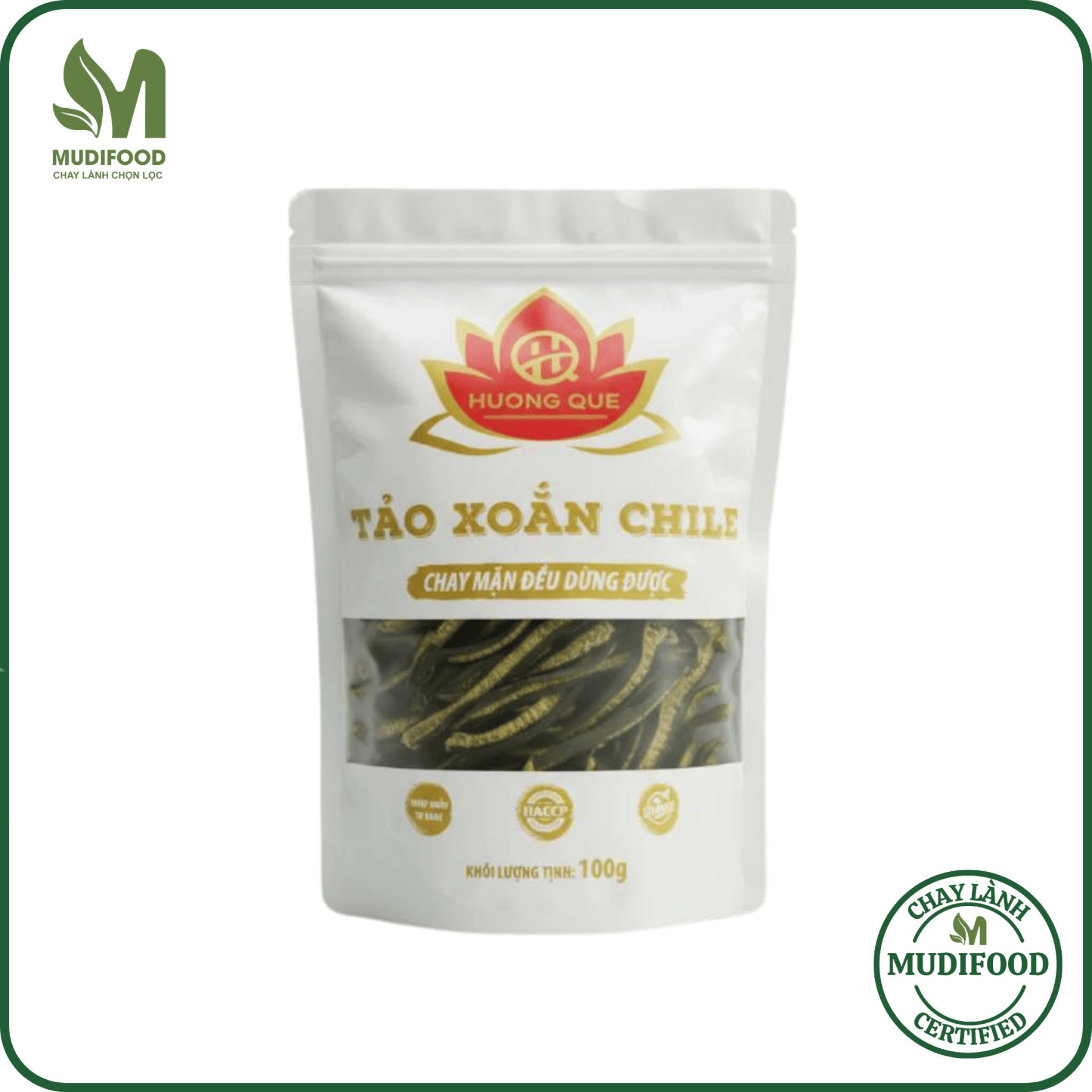 Tảo Xoắn Chile Gói 100g và 200g - Thực Phẩm Bổ Sung Dinh Dưỡng Cho Cả Gia Đình, Người Ăn Chay, Ăn Kiêng, Giảm Cân, Thực Dưỡng, Eat Clean, Healthy