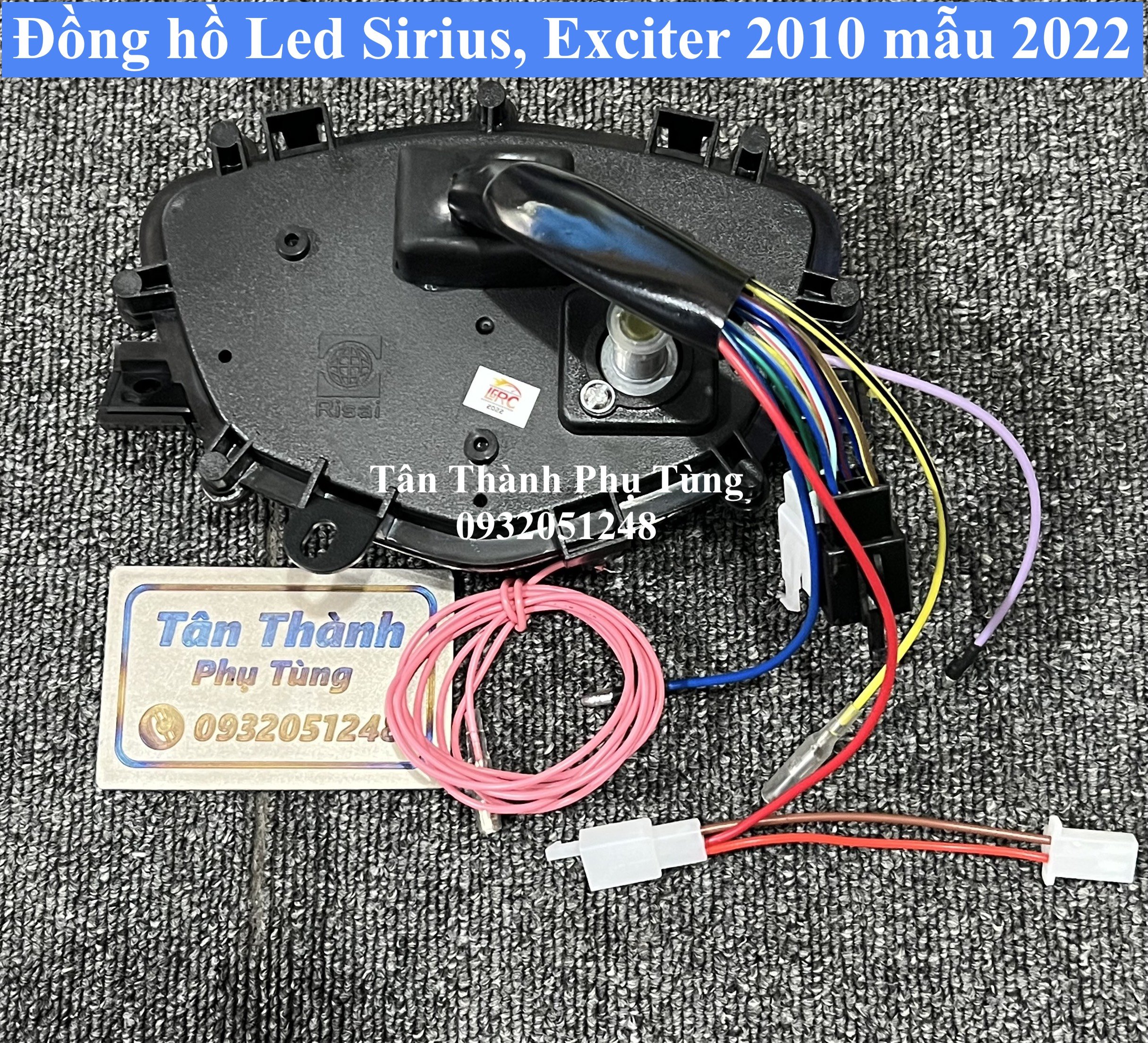 Đồng hồ điện tử Led gắn dành cho Sirius, Exciter 2010 mẫu 2022