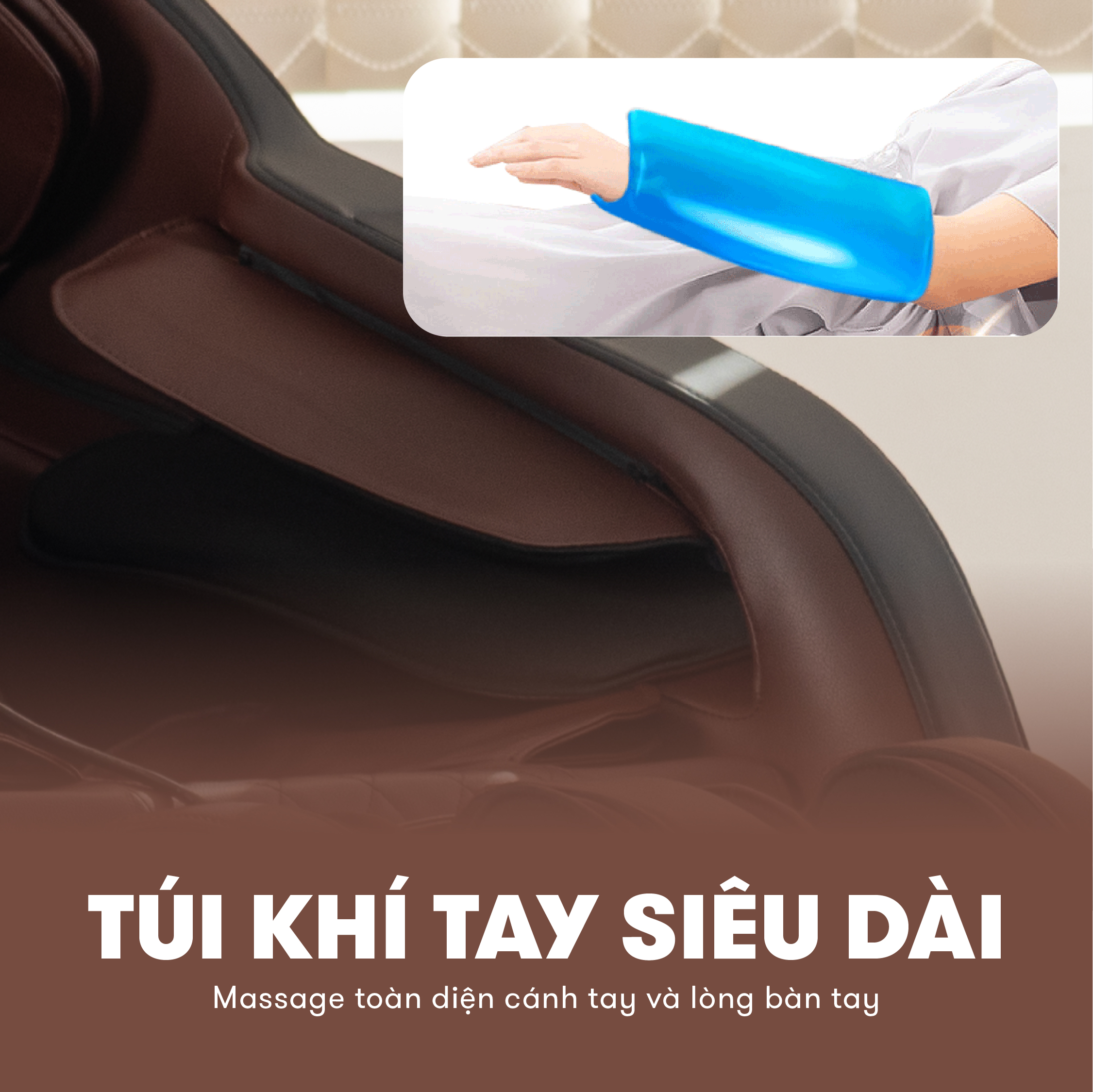 Ghế Massage ELIP D5 New - Công nghệ 2E Olymplus, 12 Bài Massage Tự Động, Day Ấn Huyệt Bàn Chân