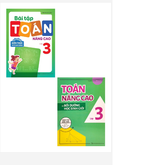 COMBO BÀI TẬP TOÁN NÂNG CAO LỚP 3 + BỒI DƯỠNG HỌC SINH GIỎI LỚP 3