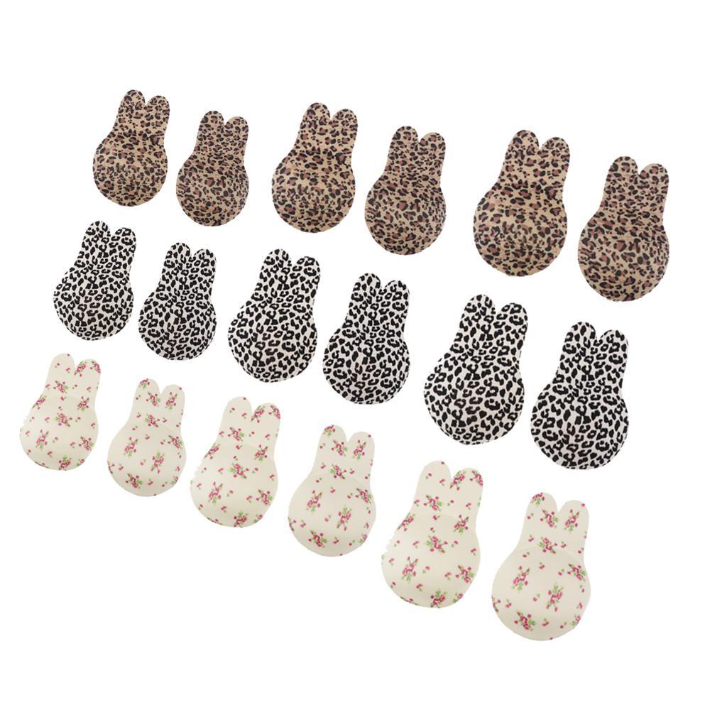 Women's Nipple Cover Chest Pad Strapless Adhesive Bra Self Adhesive Push Up Bra Invisible Nipple Cover, Washable and Reusable
