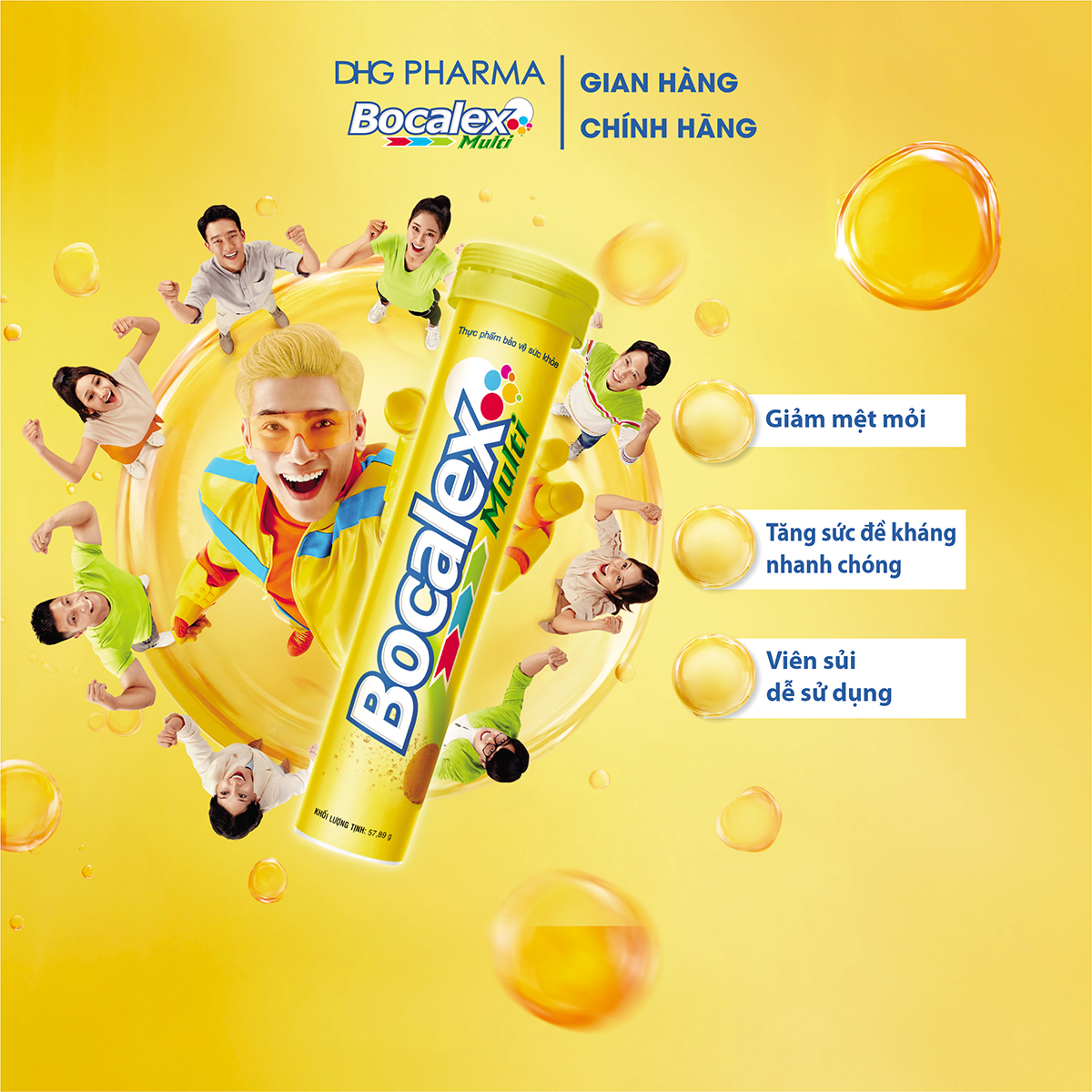 TPCN Bocalex Multi bổ sung vitamin cho cơ thể, nâng cao sức đề kháng - Chính hãng DHG Pharma