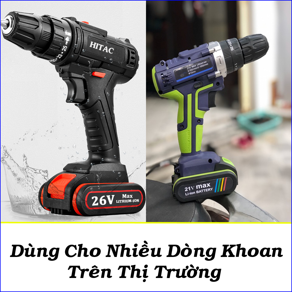 Pin máy khoan pin cao cấp Chuẩn 5 Cell