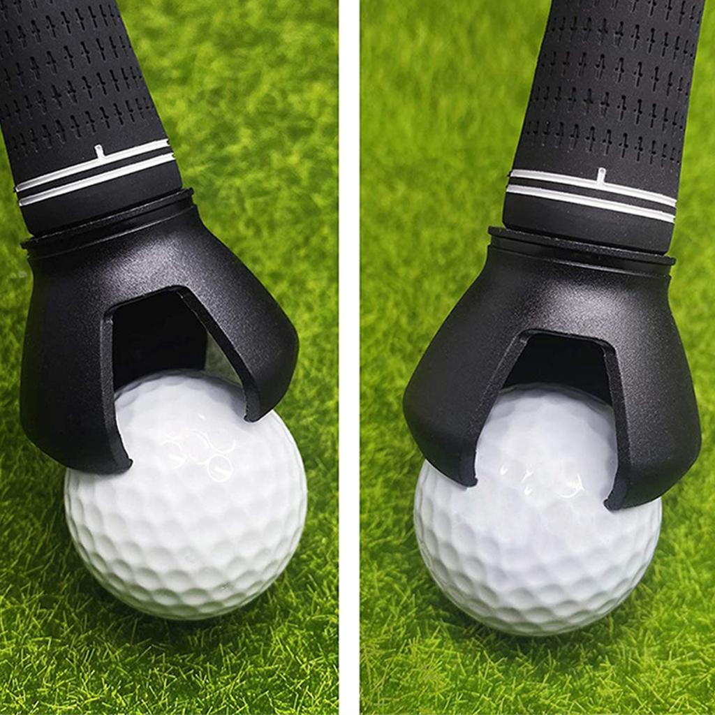 Golf Ball Pick 3-Prong Suction Cup Putter Tool for Putter Grip 2 pieces