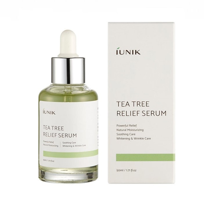 Tinh Chất Giảm Mụn iUNIK Tea Tree Relief Serum (50ml)