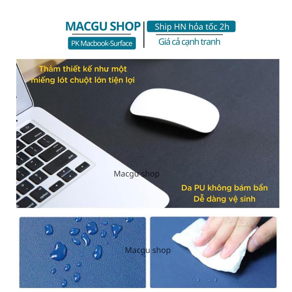 Thảm da trải Bàn làm việc Deskpad-Da PU không thấm nước, dễ lau chùi: 30*60cm; 40*80cm; 60 x 120cm