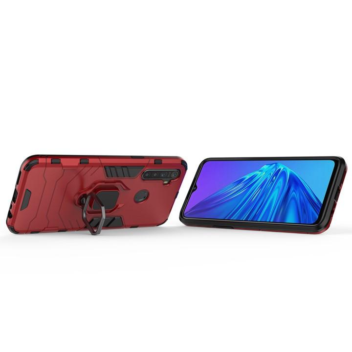 Ốp lưng cho Realme C3 C3i iron man chống sốc kèm nhẫn xoay chống xem video bảo vệ camera