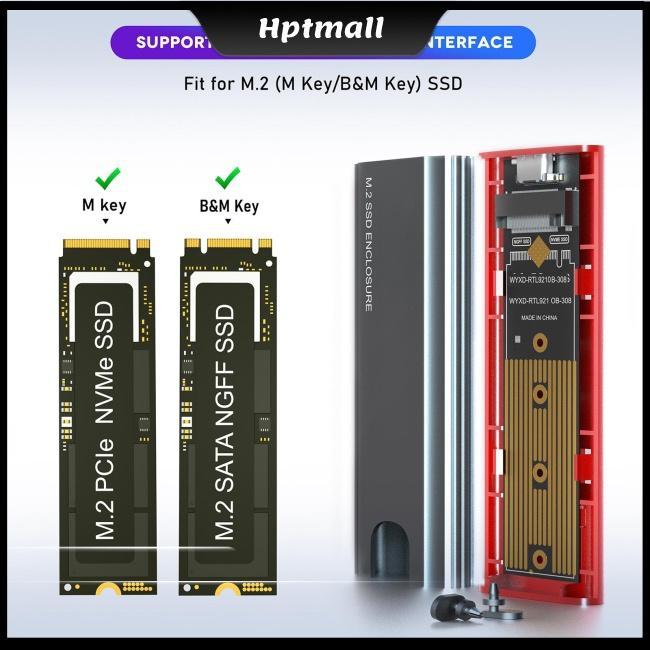 Hộp Ổ Cứng SSD M.2 NVME / SATA 10Gbps Tốc Độ Cao
