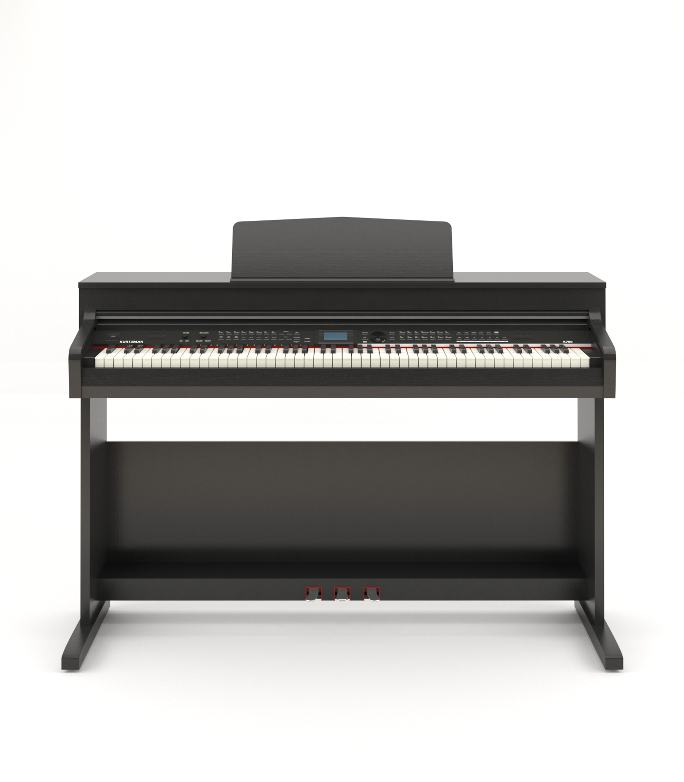Đàn Piano điện cao cấp/ Home Digital Piano - Kzm Kurtzman K700 (DR) - Màu nâu đen - Hàng chính hãng