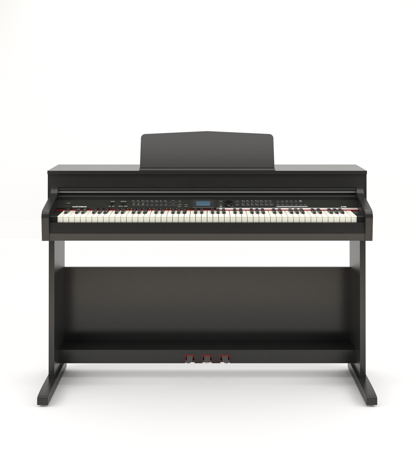 Đàn Piano điện cao cấp/ Home Digital Piano - Kzm Kurtzman K700 (DR) - Màu nâu đen - Hàng chính hãng