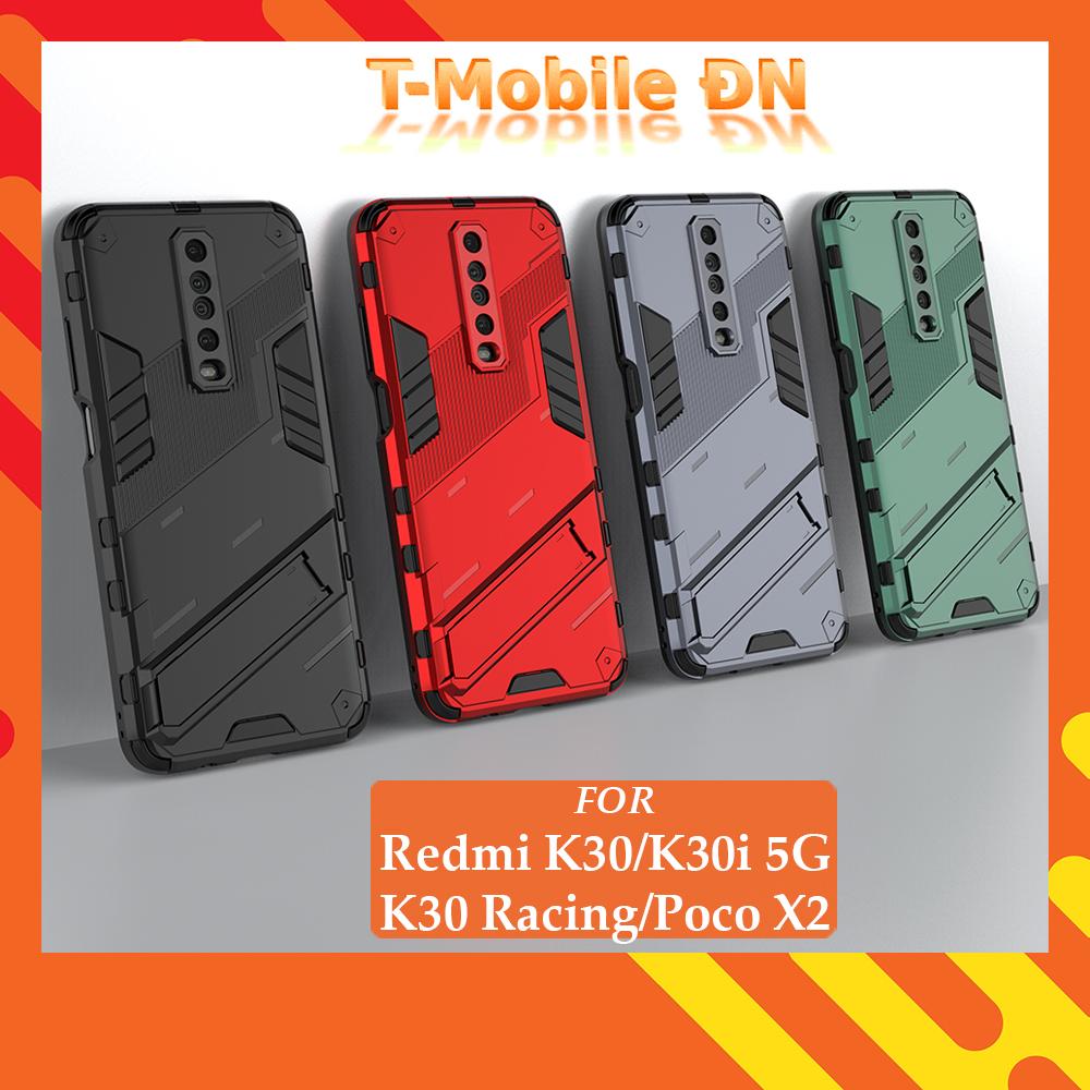 Ốp lưng Xiaomi Redmi K30 K30i K40 K50 Pro Ultra Racing Plus Extreme 5G chống sốc có giá đỡ Iron Man PUNK siêu đẹp