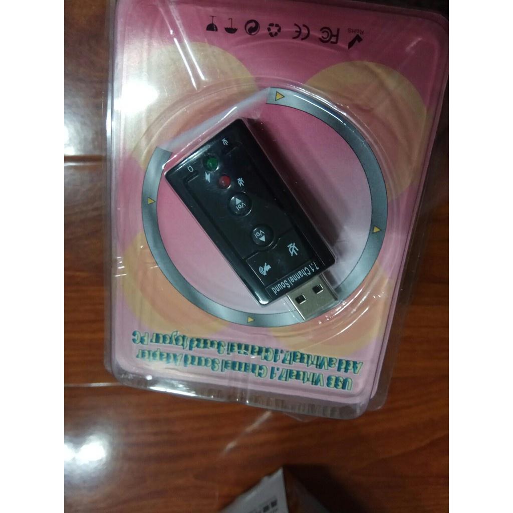 USB ra Sound âm thanh 3D 7.1 - USB Sound Card
