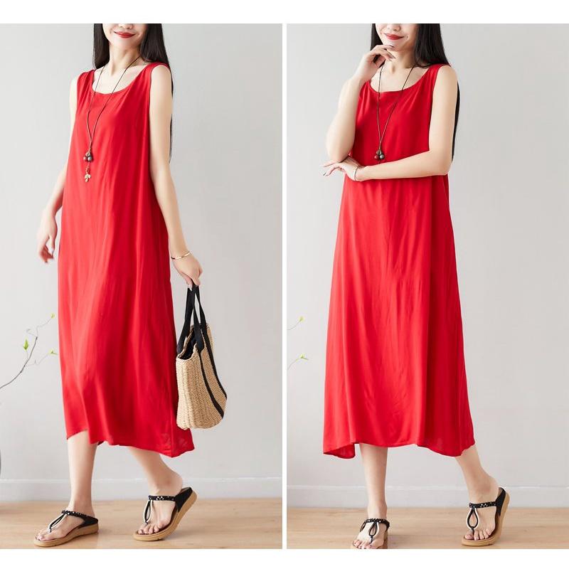 Váy bầu thời trang suông Đầm bầu thiết kế dự tiệc màu đỏ nổi bật DB39