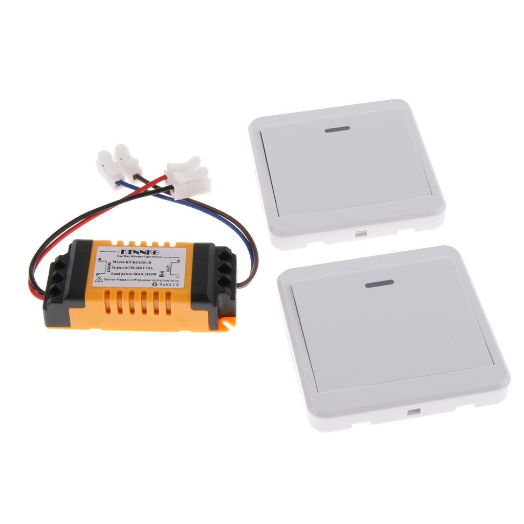 LED Lights Wall Panel ON/OFF Switch Wireless