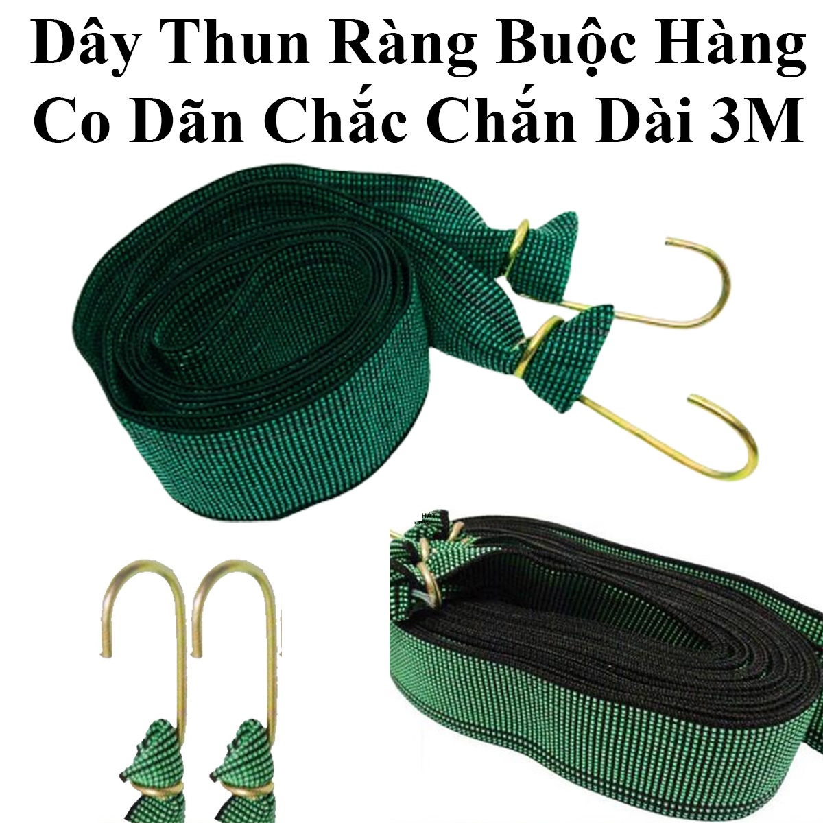 Dây Thun Ràng Buộc Hàng Co Dãn Cao Cấp Chắc Chắn Dài 3M