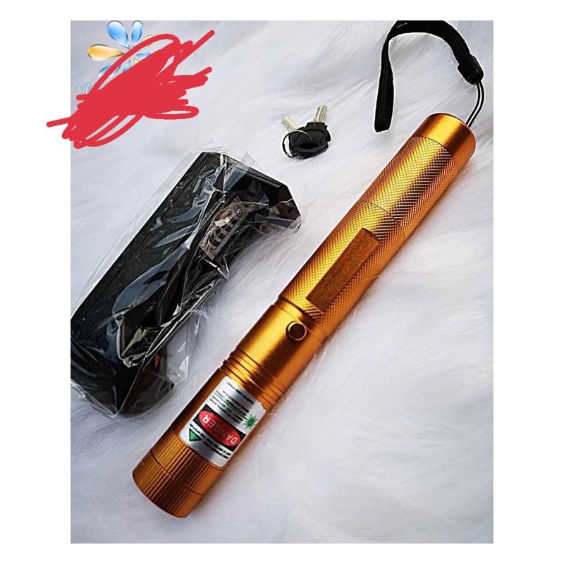Đèn pin Laser 303 tia đỏ ( Hàng Chính Hãng )