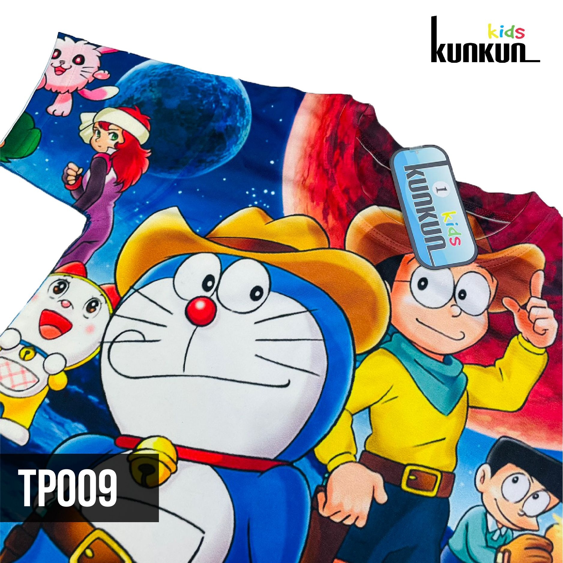 Bộ Quần Áo Trẻ Em In 3D Doraemon