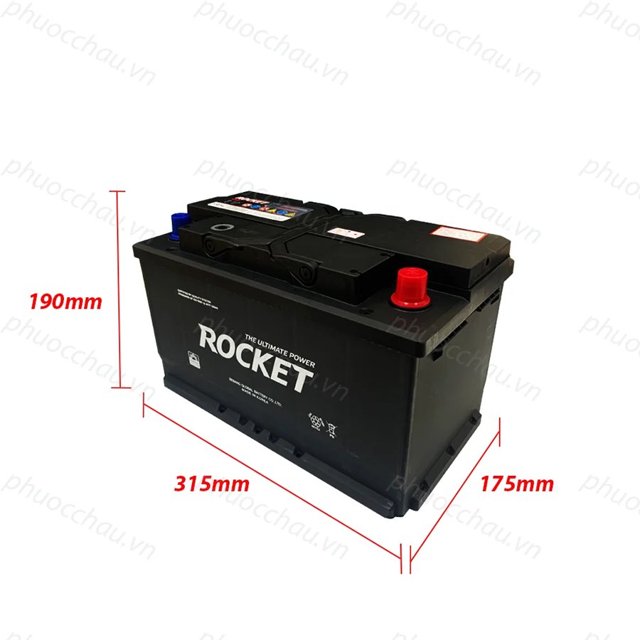 Bình Ắc Quy 12V-90Ah, Ắc Quy ROCKET SMF 59042