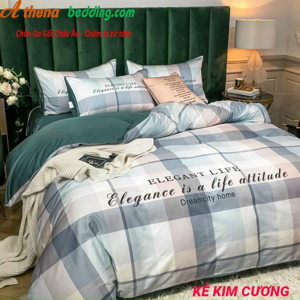 Set Chăn ga gối 4 món COTTON Hàn