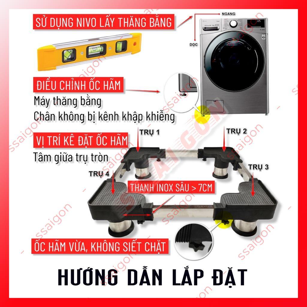 Chân máy giặt tủ lạnh chống rung siêu chắc chắn