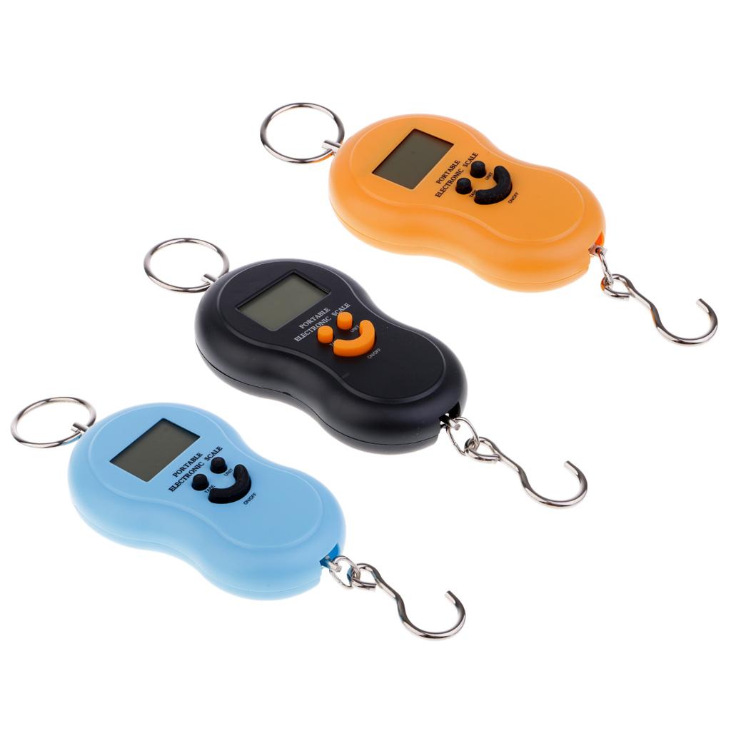 50kg/10g Pocket LCD Digital Fish Hanging Luggage Weight Hook Scale