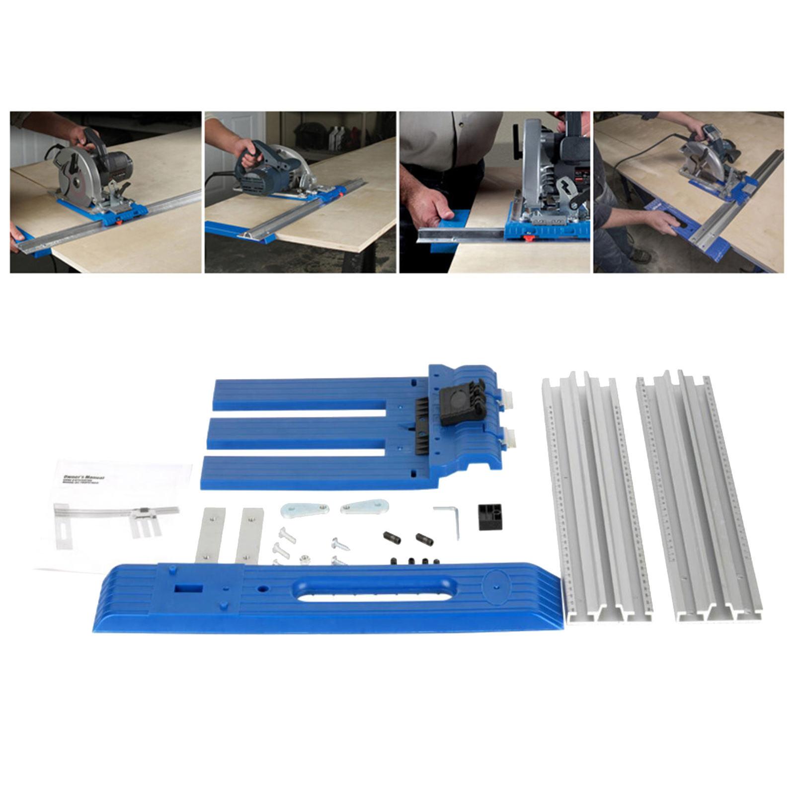 Electric Saw Fixed Guide Rail Slide Rail Edge-cutting Woodworking Tool