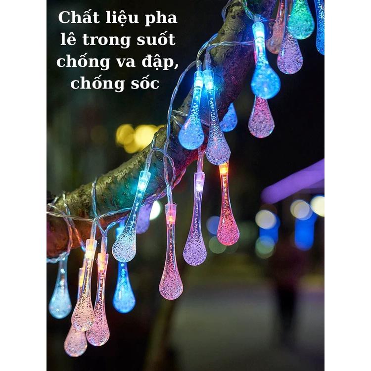 Dây Đèn Led Trang Trí , Đèn Nháy Trang Trí Nhiều Màu,bi bọt decor, giọt nước nháy, hoa đào