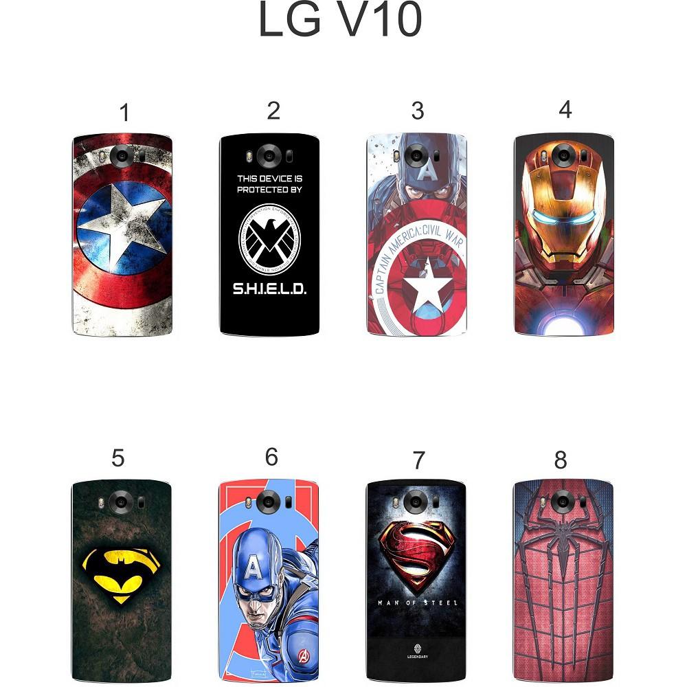 Ốp lưng cho LG V10 dẻo in hình Siêu Anh Hùng