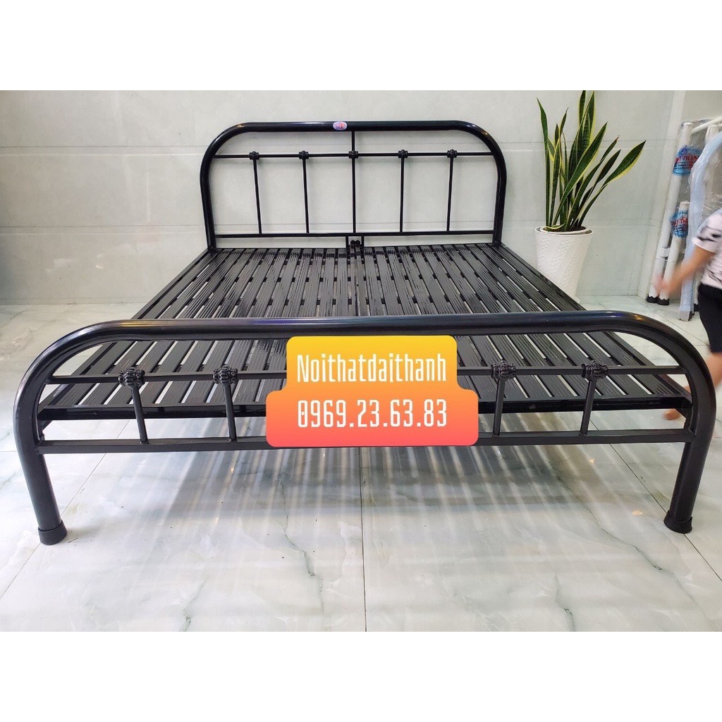 Giường sắt mỹ nghệ nhiều size từ 1m đến 1m8