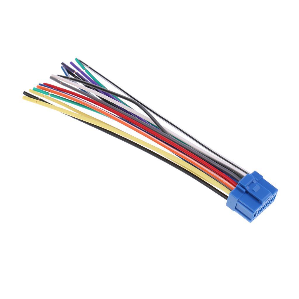 3-6pack 16 Pin Car Radio Stereo Speaker Wire Harness Plug for Pioneer