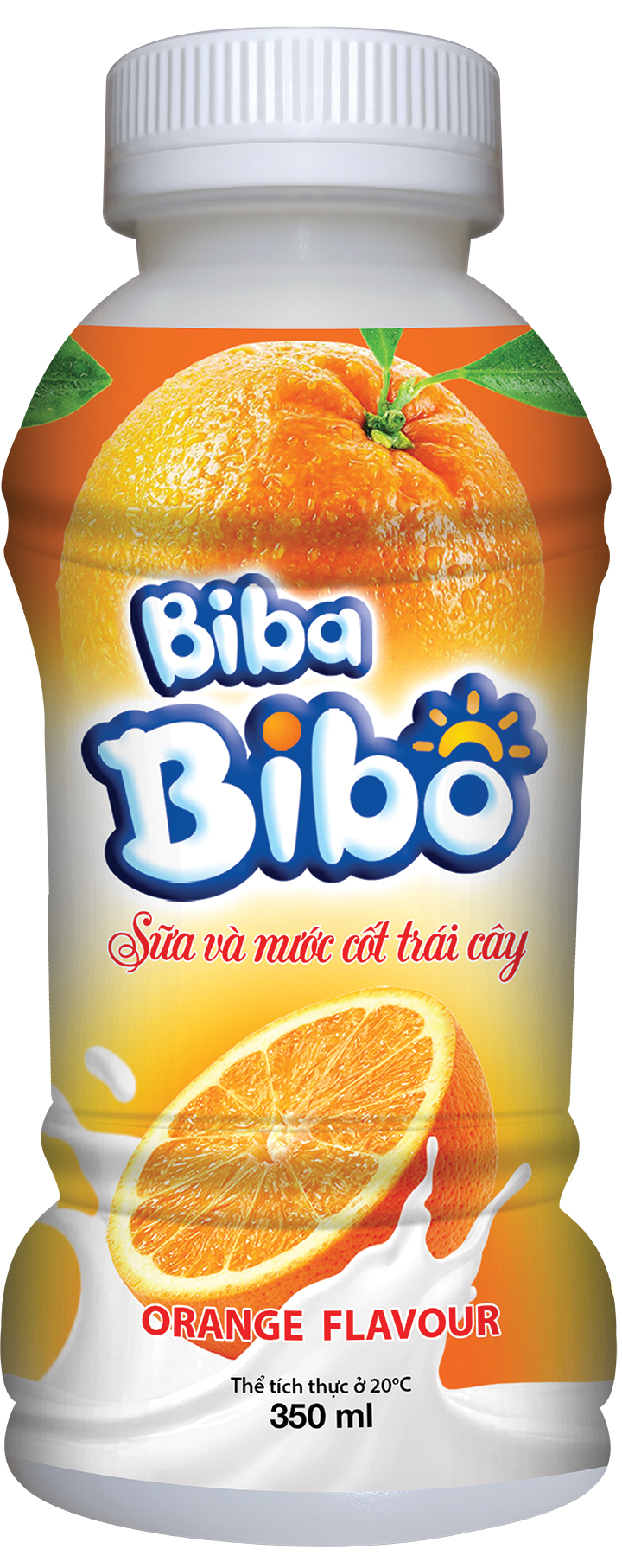 Bibabibo Sữa Cam, sữa trái cây, tốt cho miễn dịch, tiêu hóa