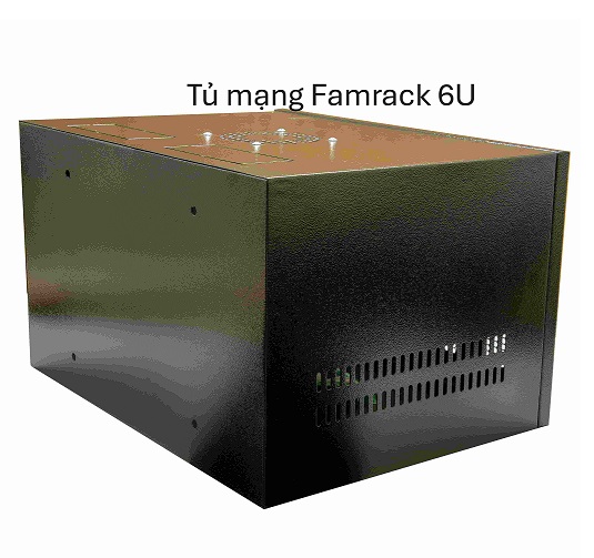 Tủ Mạng Treo Tường 06U D600 Famrack – Hàng Chính Hãng, Chuẩn Rack 19&quot;