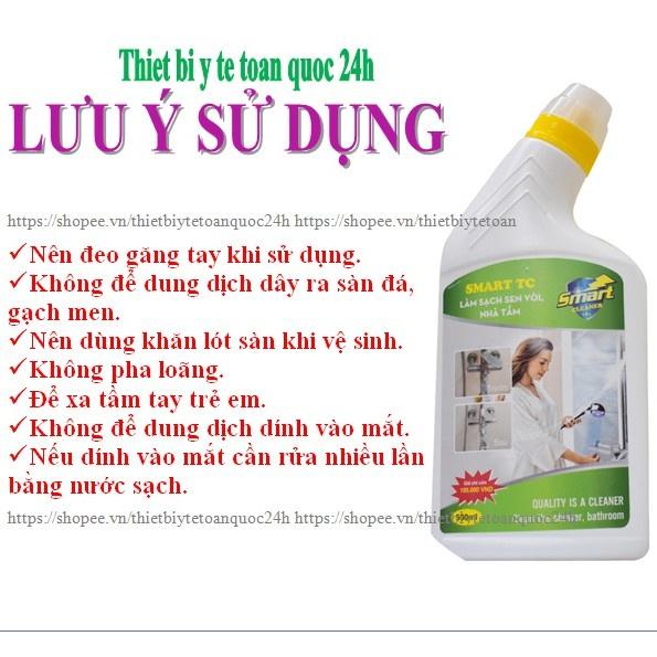 Dung dịch vệ sinh thông minh Smart TS: tẩy mọi cặn canxi trên inox, vòi sen