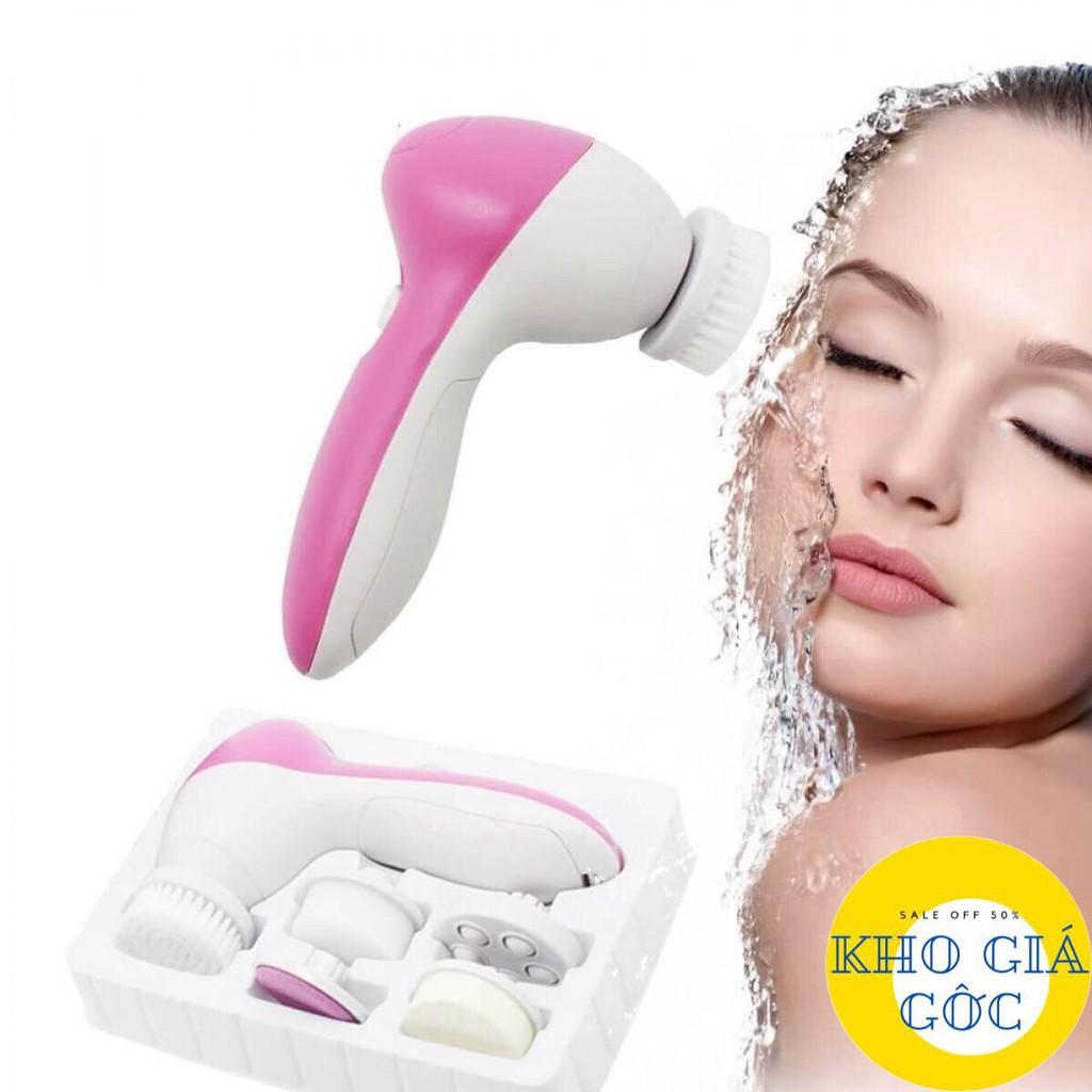 Máy rửa mặt 5 in 1, massage 5in1