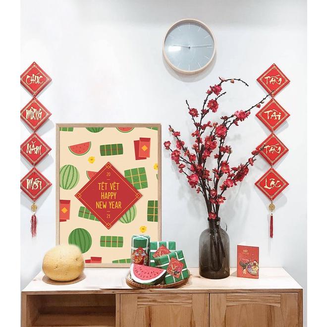 Tranh Tết, Tranh canvas decor ngày Tết