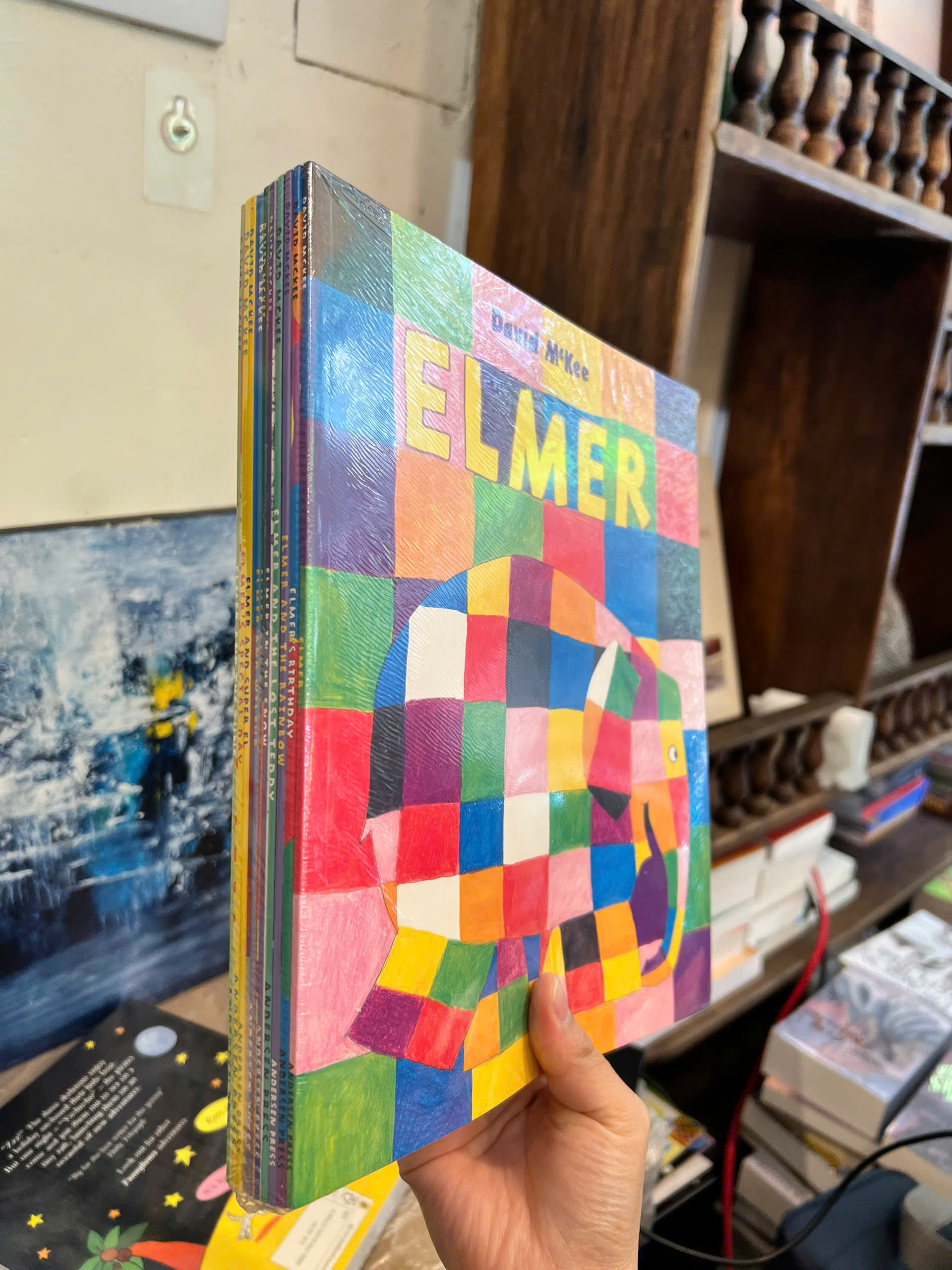 Sách - Elmer Nursery 10 Books Set | Childrens Picture Book / Ngoại văn Thiếu nhi / Set 10 Cuốn