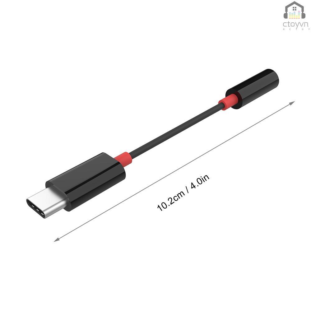 Bộ khuếch đại âm thanh Hifi DAC cổng Type-C sang 3.5mm cho điện thoại Android/PC