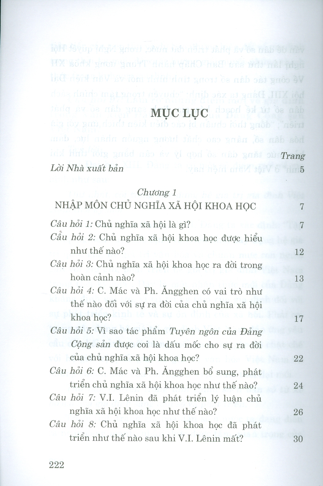 Hỏi - Đáp Môn Chủ Nghĩa Xã Hội Khoa Học (Dành cho bậc đại học hệ chuyên và không chuyên lý luận chính trị)